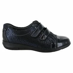 SUAVE Chaussures à Velcro Confortables Femme Oxford 6609