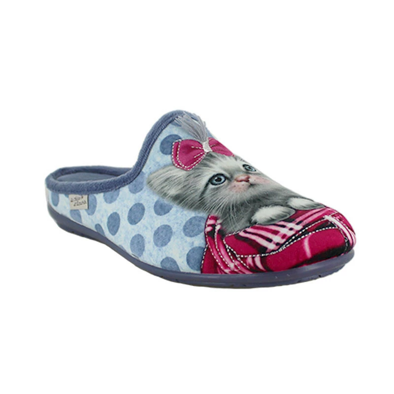 LA MAISON DE L'ESPADRILLE Chaussons Mules Pour Femme 9018 4 LA MAISON DE L'ESPADRILLE Chaussons Mules Pour Femme 9018 – Image 2