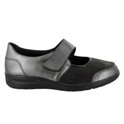 SOLIDUS Ballerines à Brides Kate 29503 -Chaussures-Confortables-Femme Shop ballerine velcro kate 29503 25