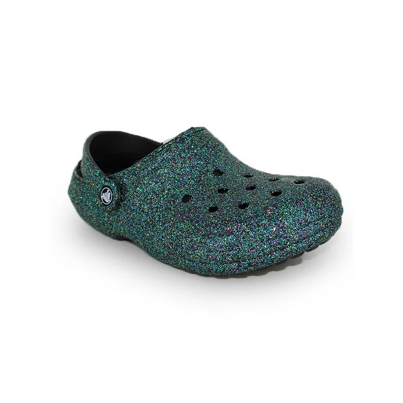 CROCS Sabots / Mules Pour Femme Classic Glitter Lined 4 CROCS Sabots / Mules Pour Femme Classic Glitter Lined – Image 2