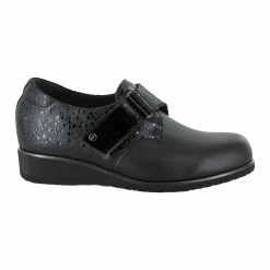 HERGOS Chaussures à Velcro Confortables Femme H8002